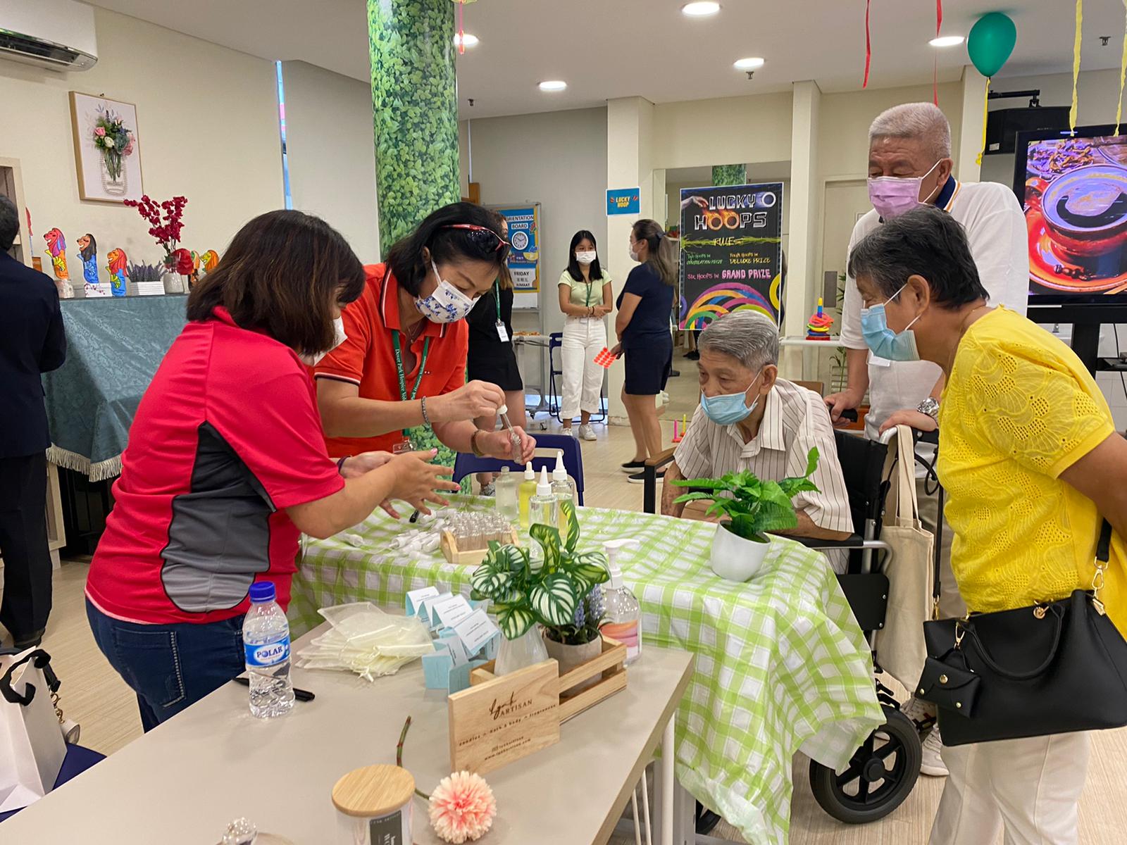 Family day at Dover Park Hospice Day Care Centre