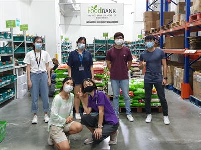 Ridge View Residential College Warehouse Packing @ Food Bank Singapore
