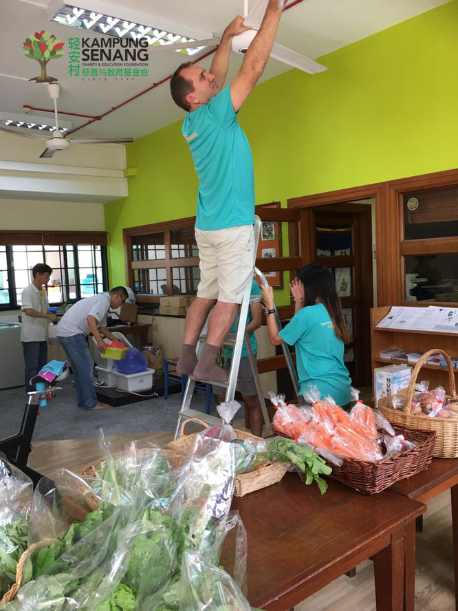 Spring Cleaning at Kampung Senang Charity & Education Foundation