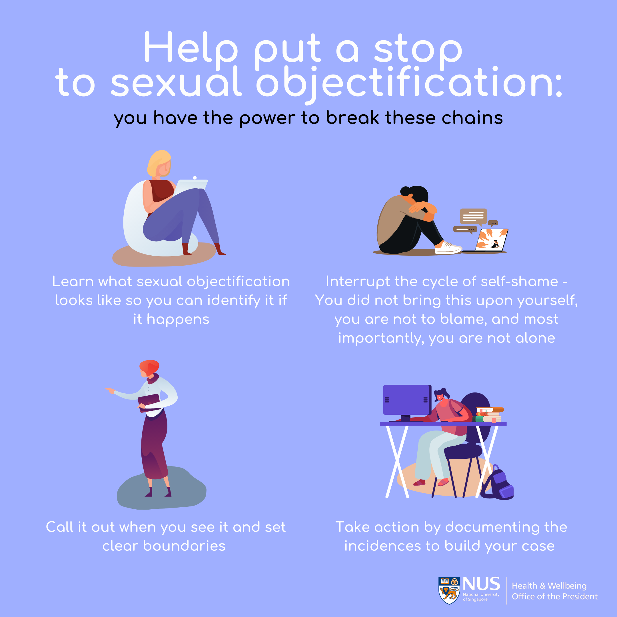 Help put a stop  to sexual objectification_