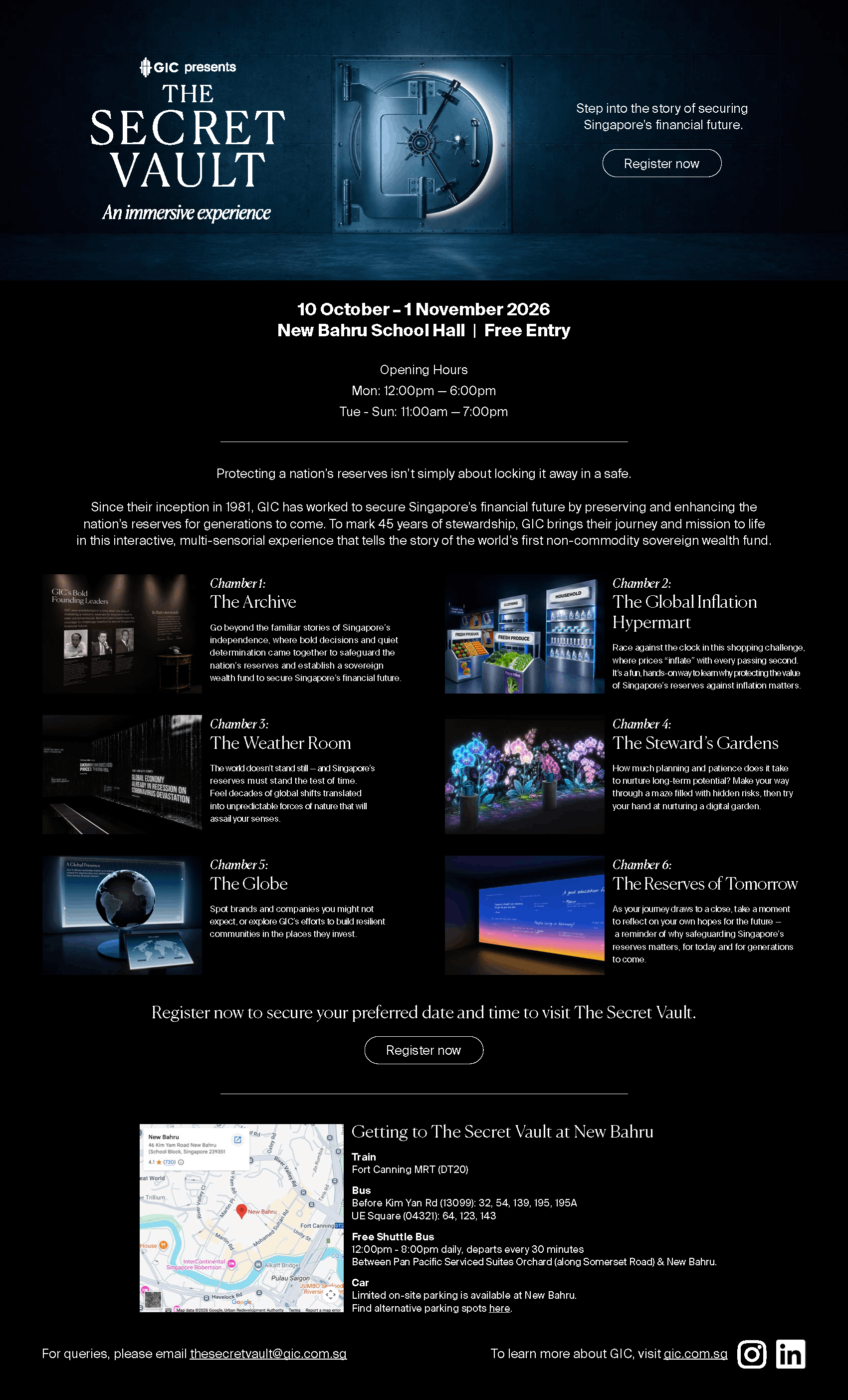 GIC - The Secret Vault: An Immersive Experience EDM image