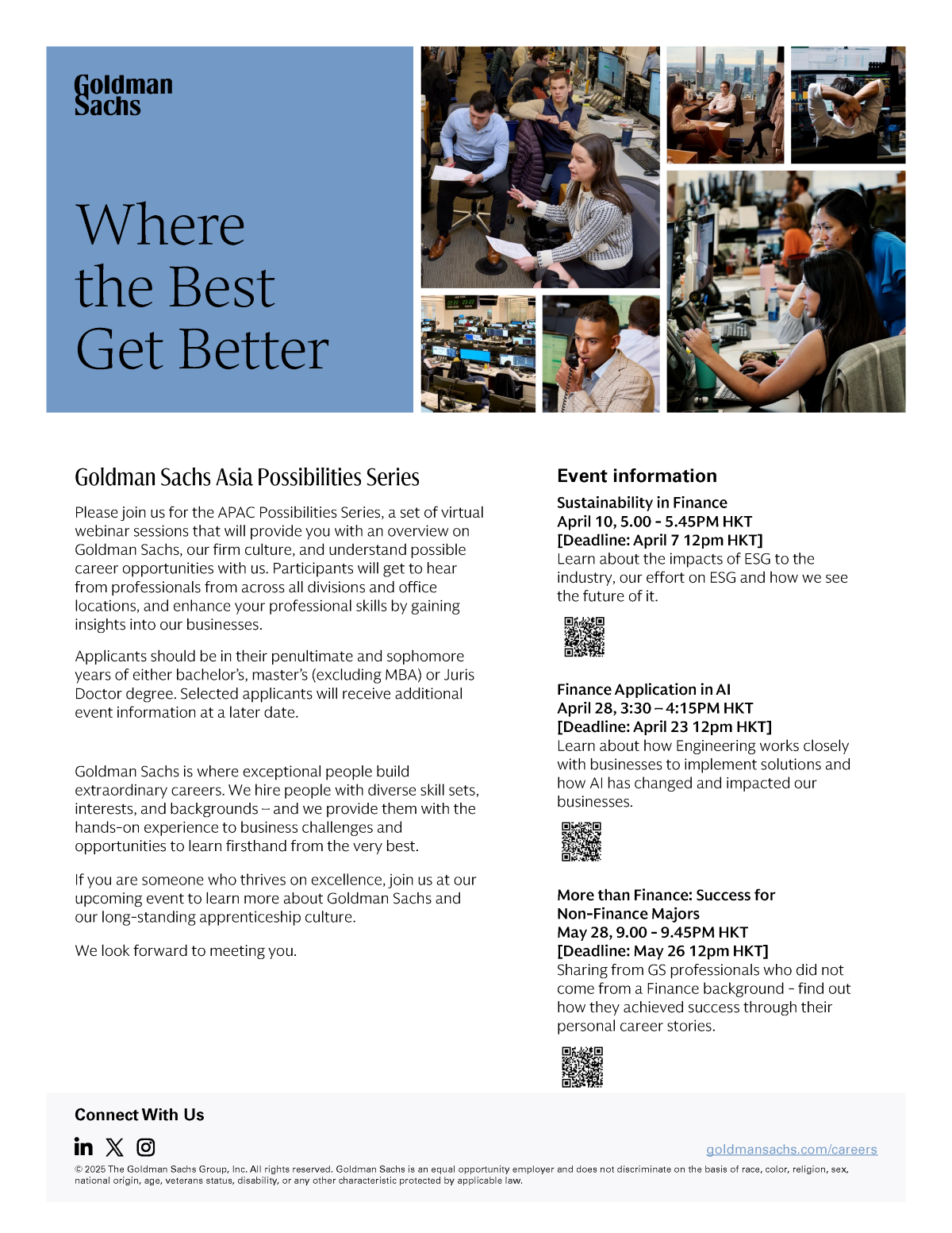 Goldman Sachs Asia Possibilities Series - Sustainability in Finance EDM image