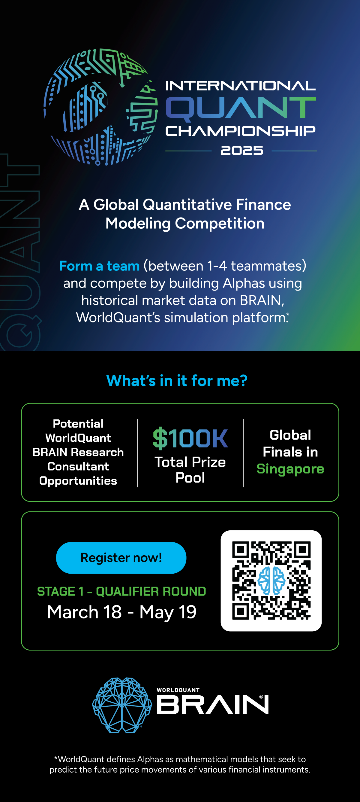 International Quant Championship 2025 EDM image