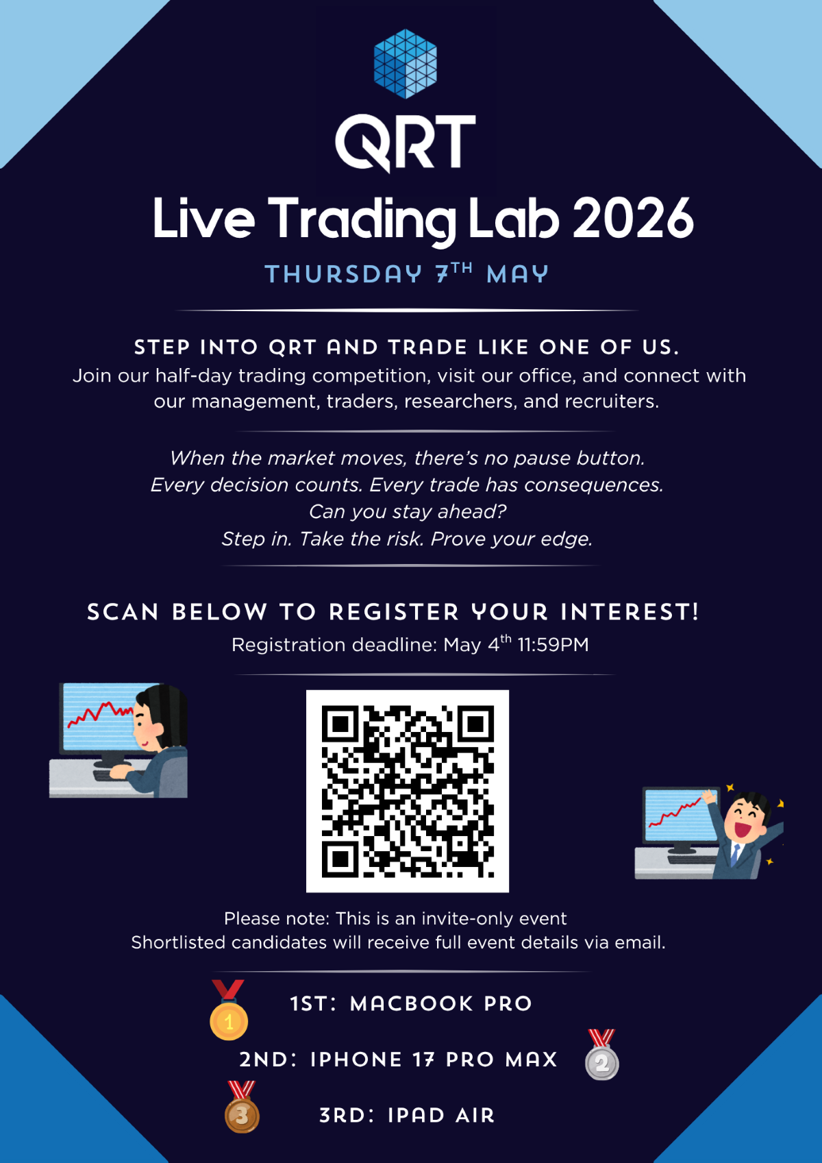 QRT Live Trading Lab 2026 EDM image