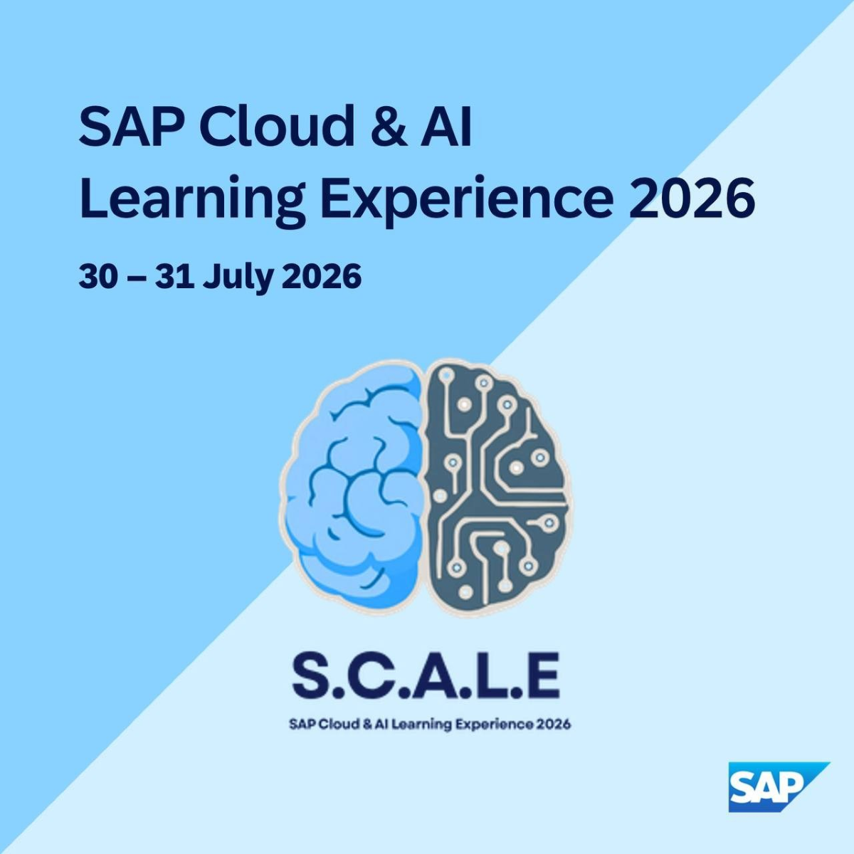 SAP SCALE Hackathon 2026  EDM image