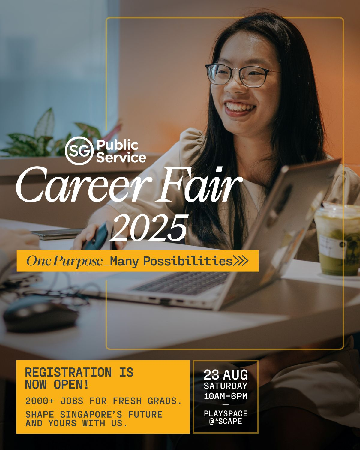 SG Public Service Career Fair 2025  EDM image