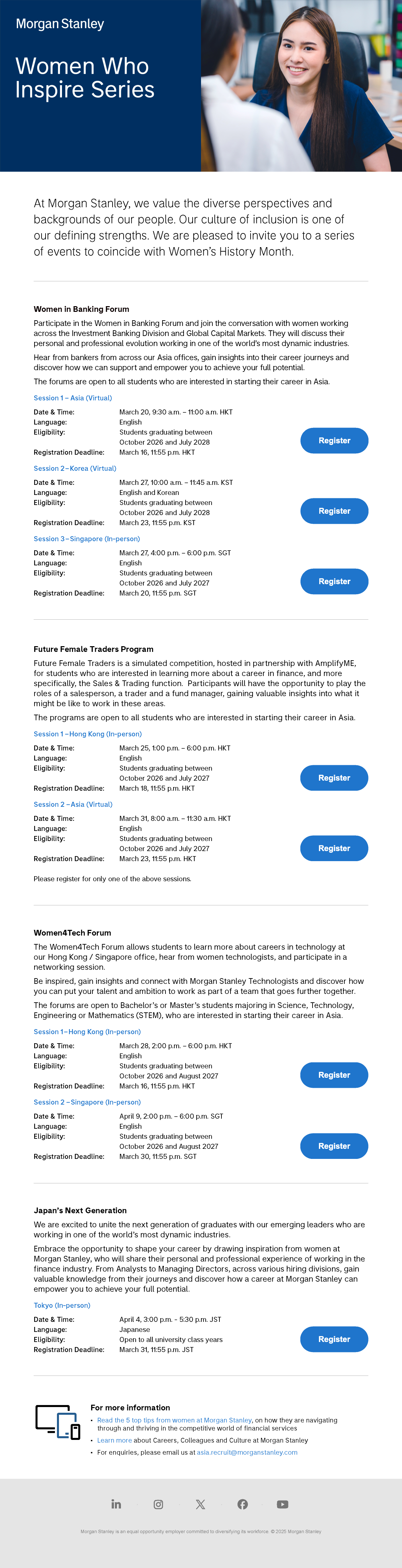 Future Female Traders Program EDM image