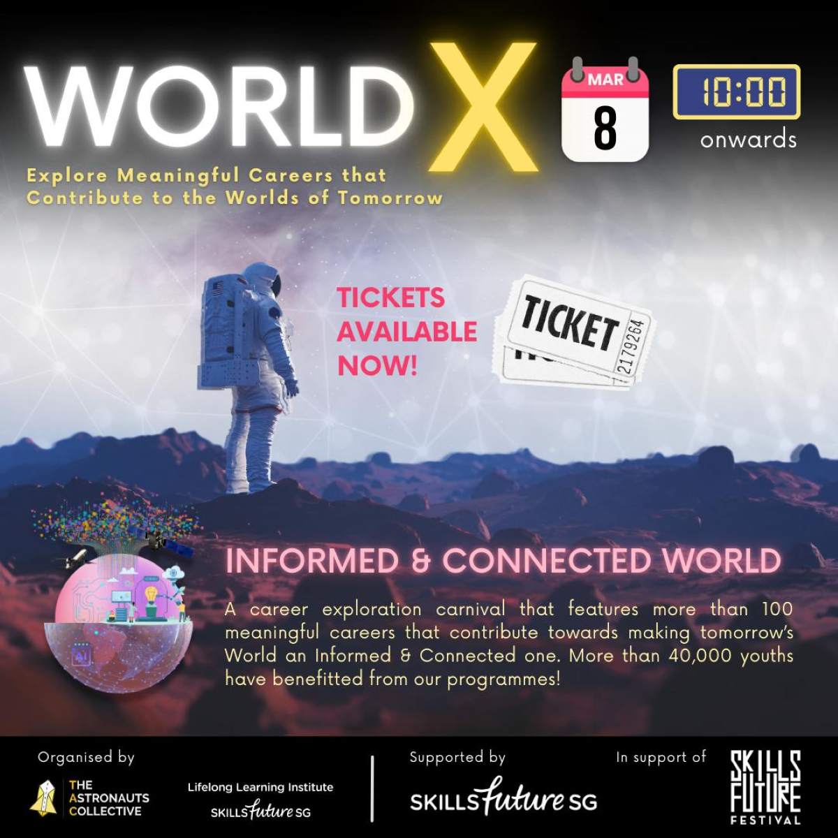ABOUT WORLD X: INFORMED & CONNECTED WORLD EDM image