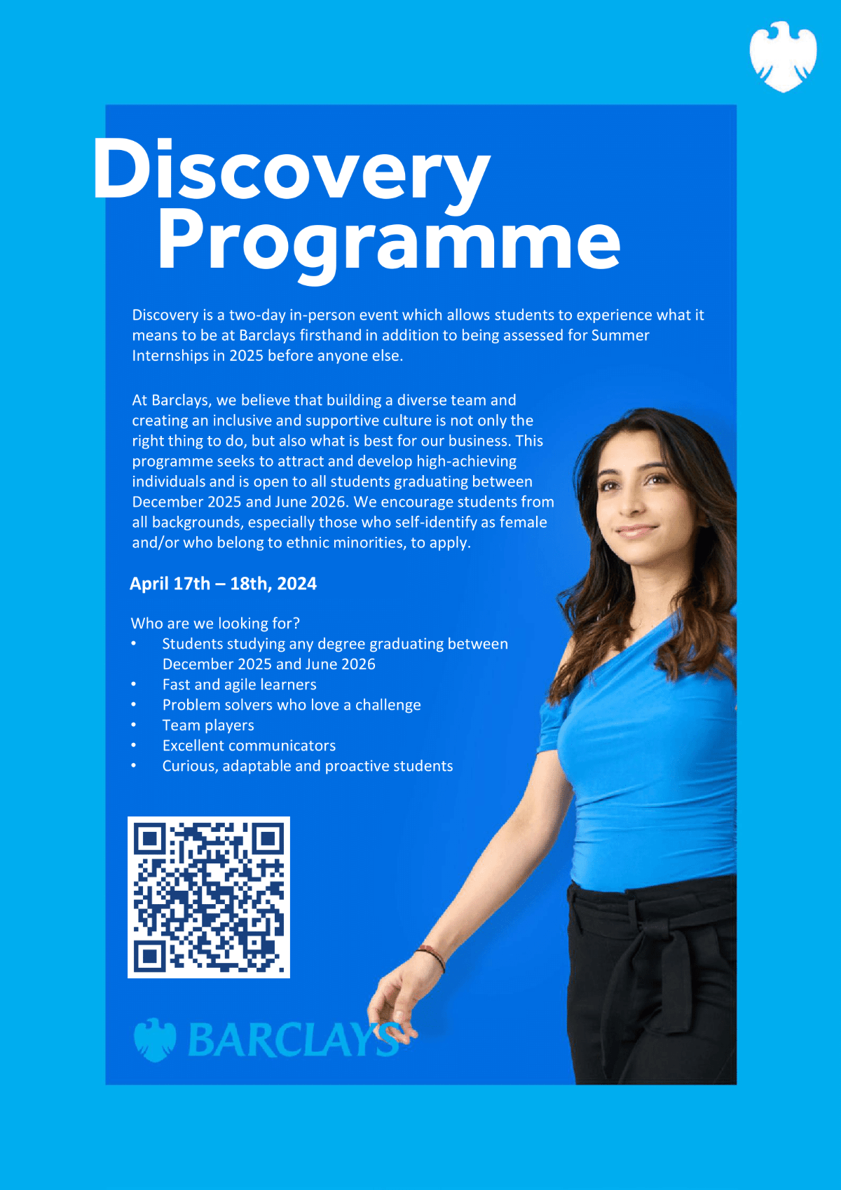 Barclays Discovery Programme EDM image