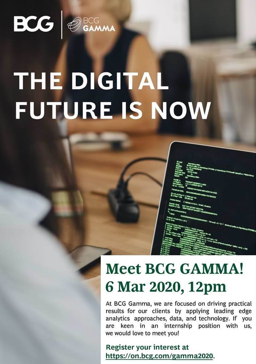 BCG GAMMA Recruitment Talk NUS Centre For Future ready Graduates bcg-gamma-recruitment-talk-nus-centre-for-future-ready-graduates