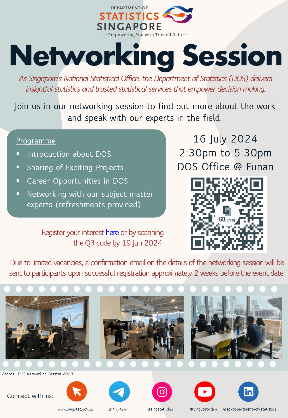 Department of Statistics Networking Session 2024 EDM image