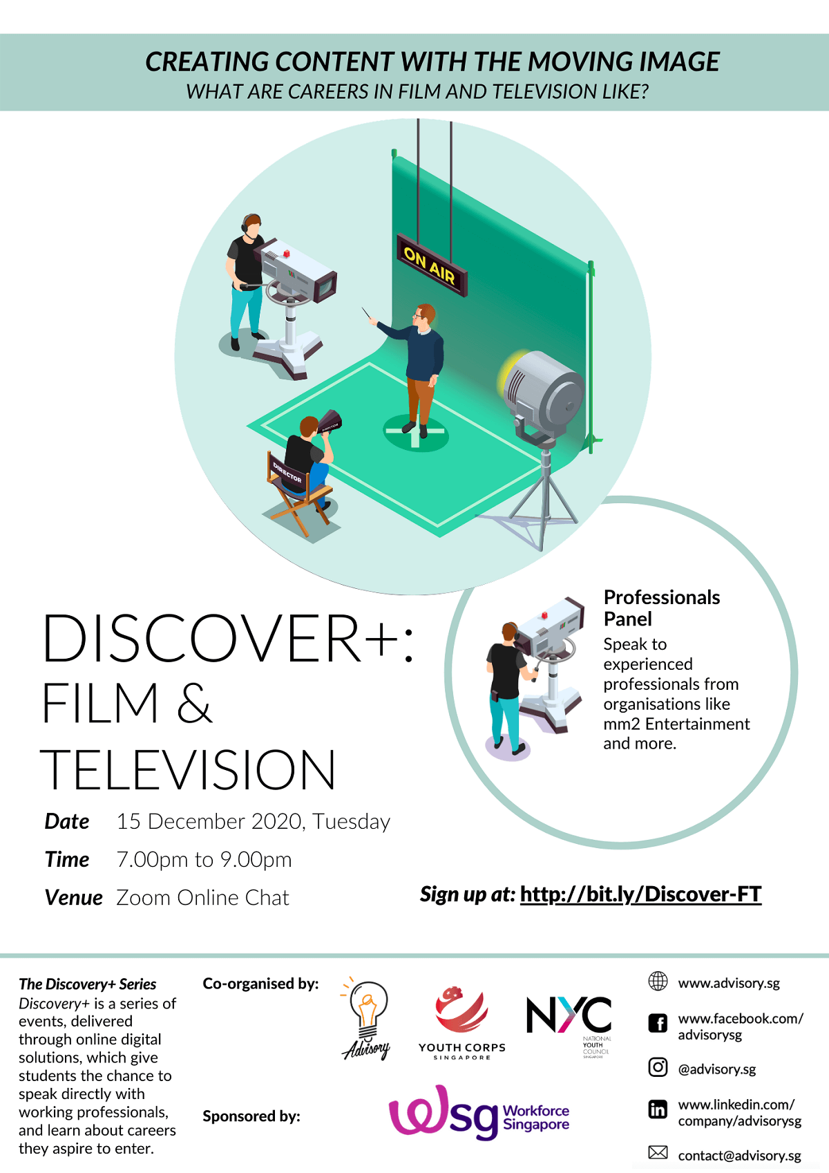 Discover+: Film & Television - NUS Centre for Future-ready Graduates