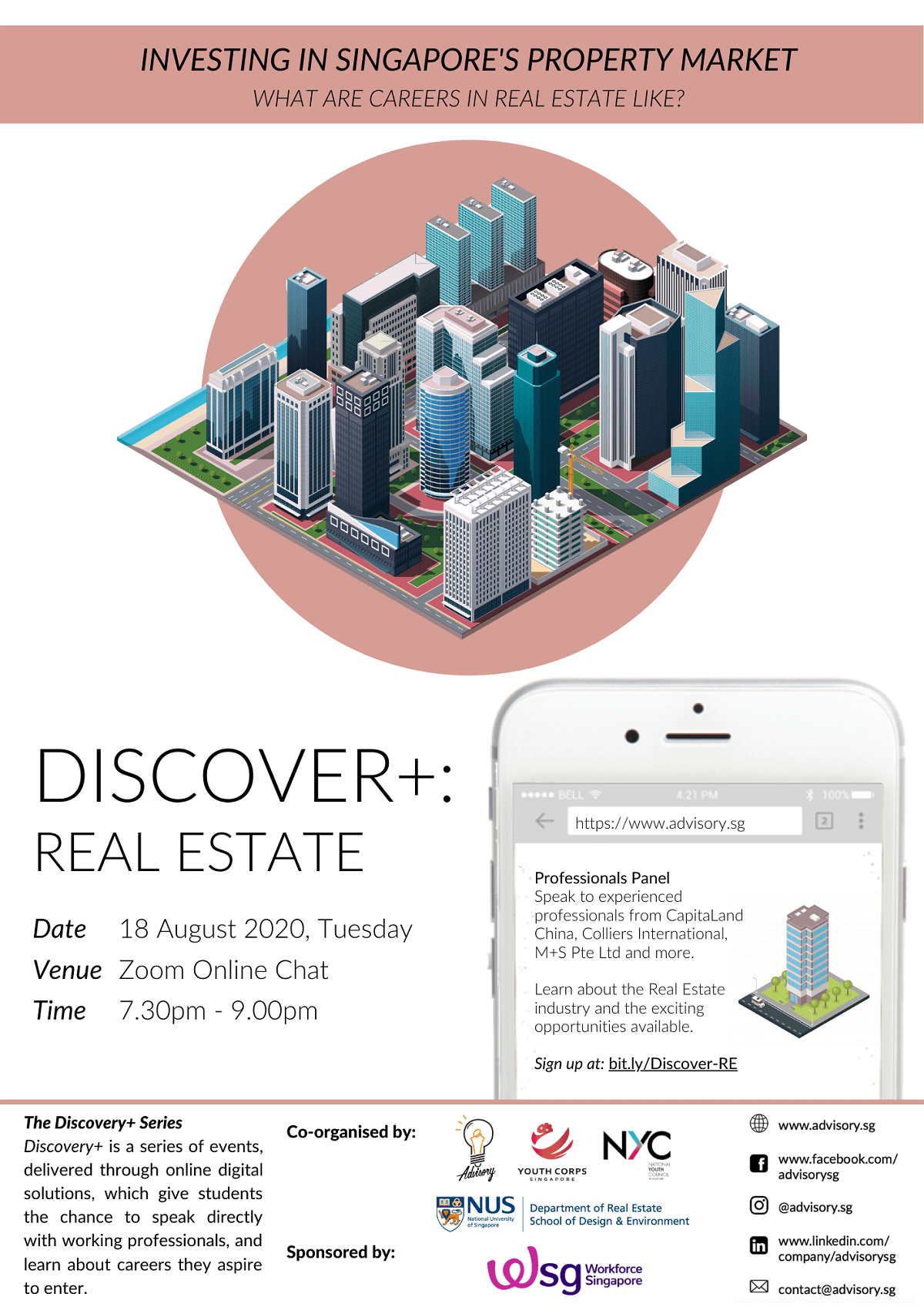 Discover+ Real Estate NUS Centre for Futureready Graduates