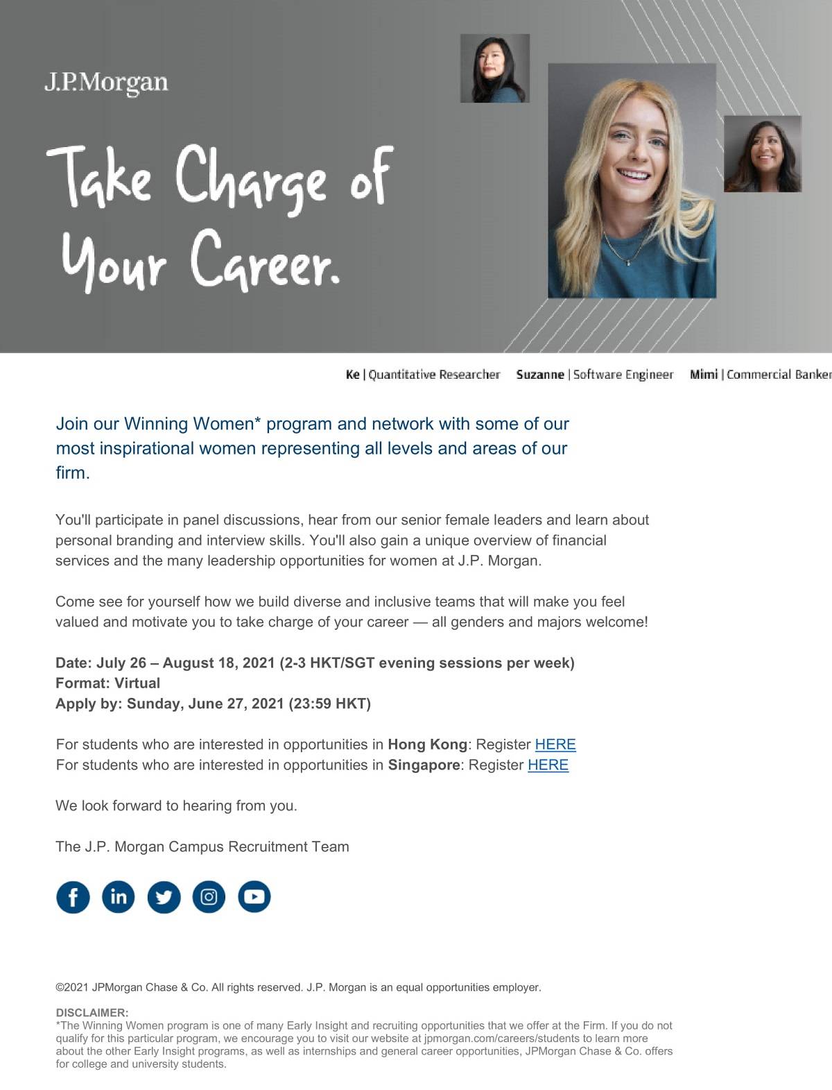 JP Take Charge of Your Career NUS Centre for Futureready