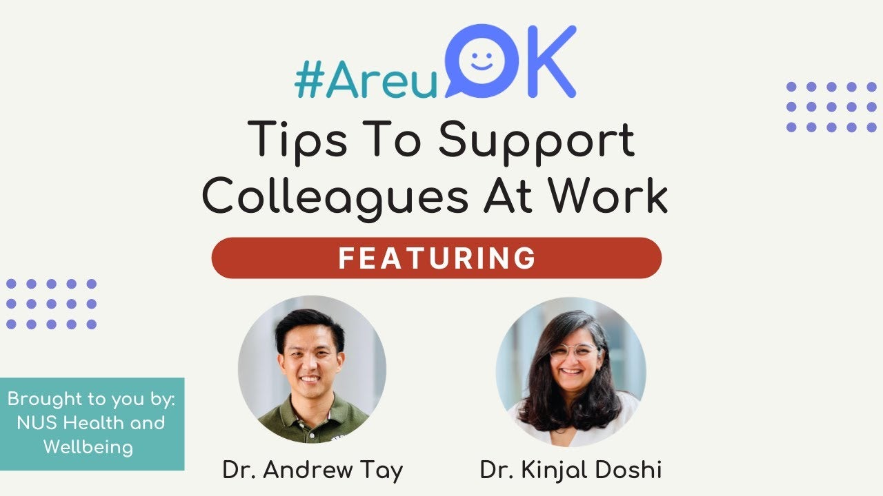 Supporting colleagues at work
