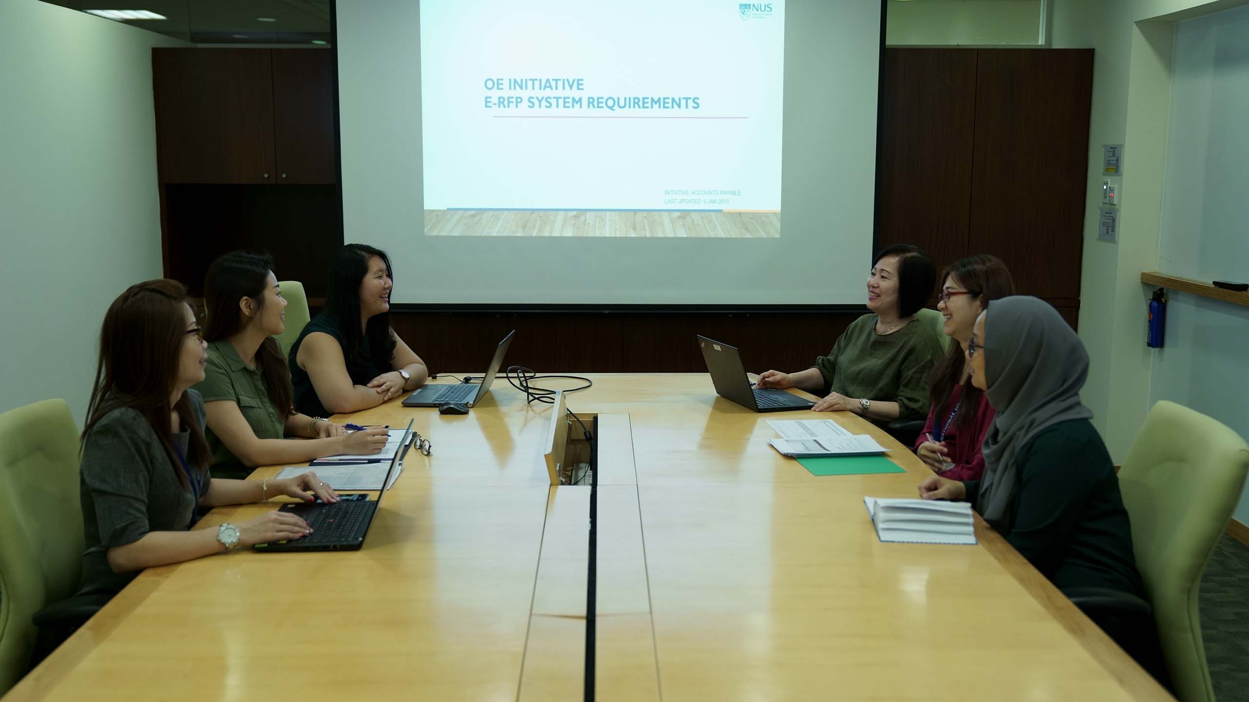 he OE Accounts Payable team he OE Accounts Payable team