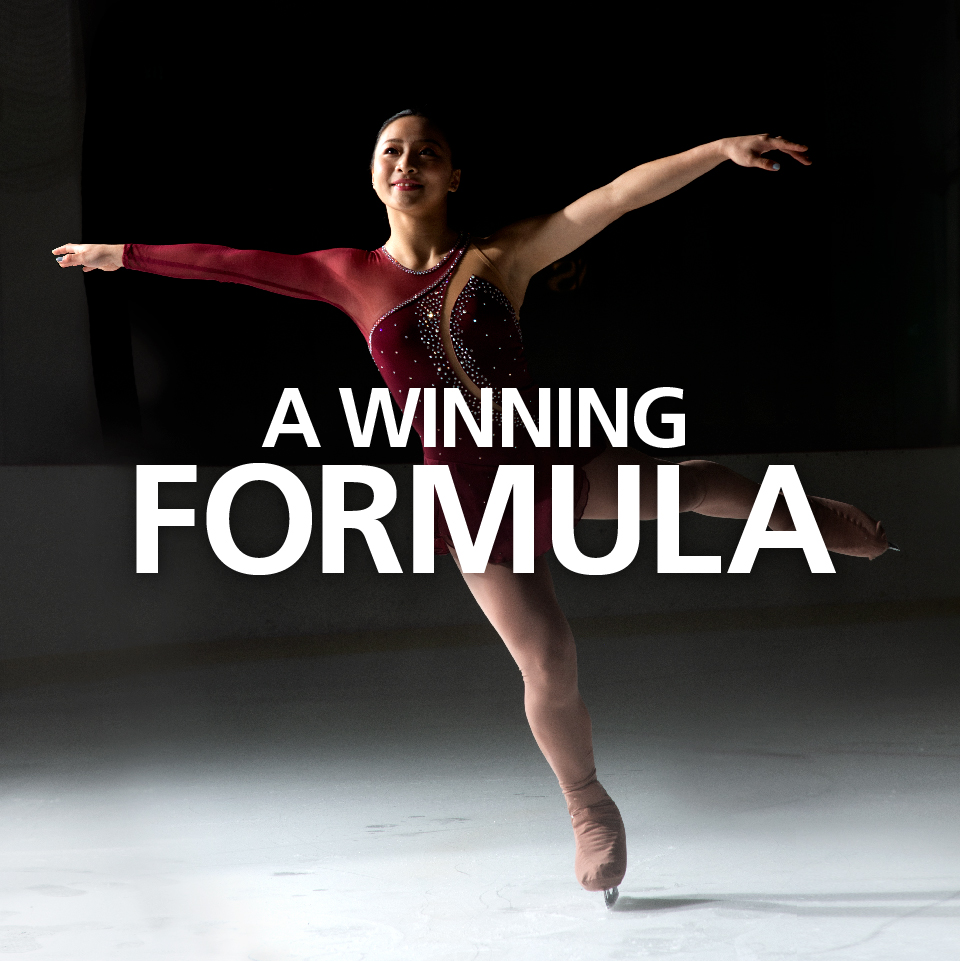 Balancing a love for science and figure skating