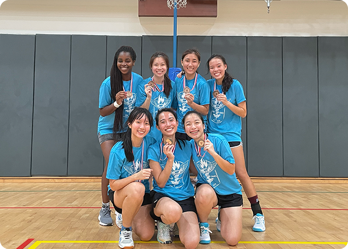 Jerika with USP Netball team