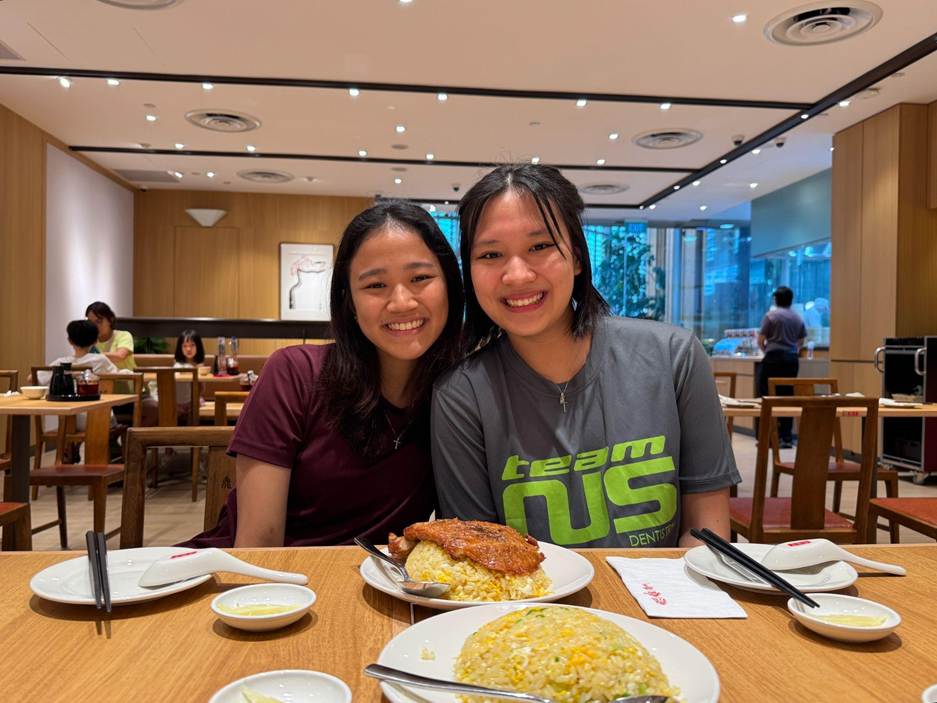 Amber with mentor Shannon