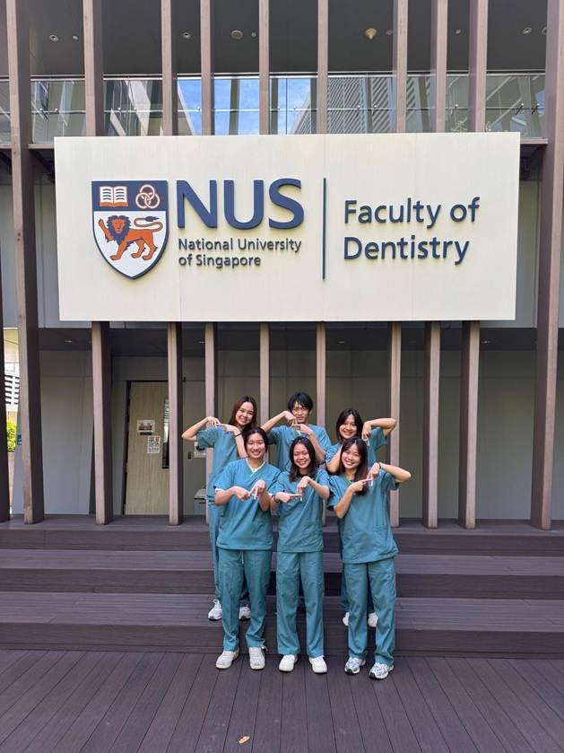 Amber in group photo