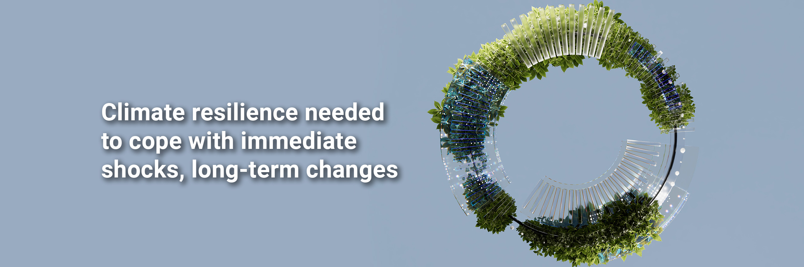 Climate resilience needed to cope with immediate shocks, long-term changes