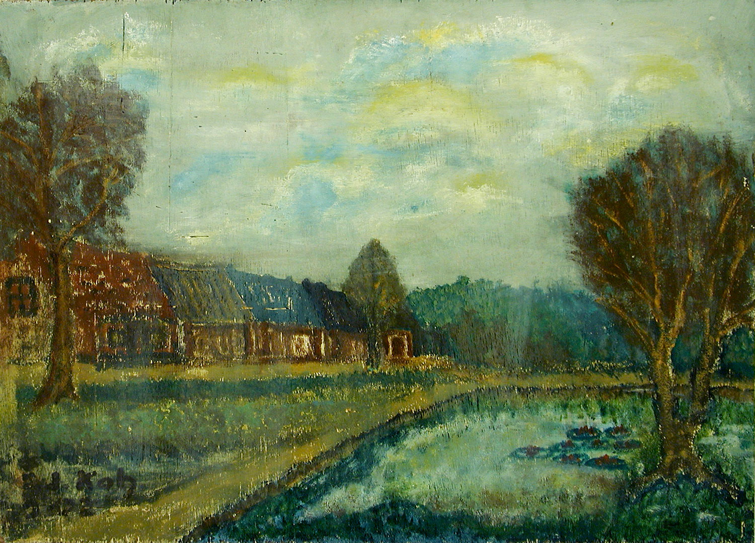 C J Koh landscape painting