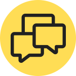 speech bubbles icon