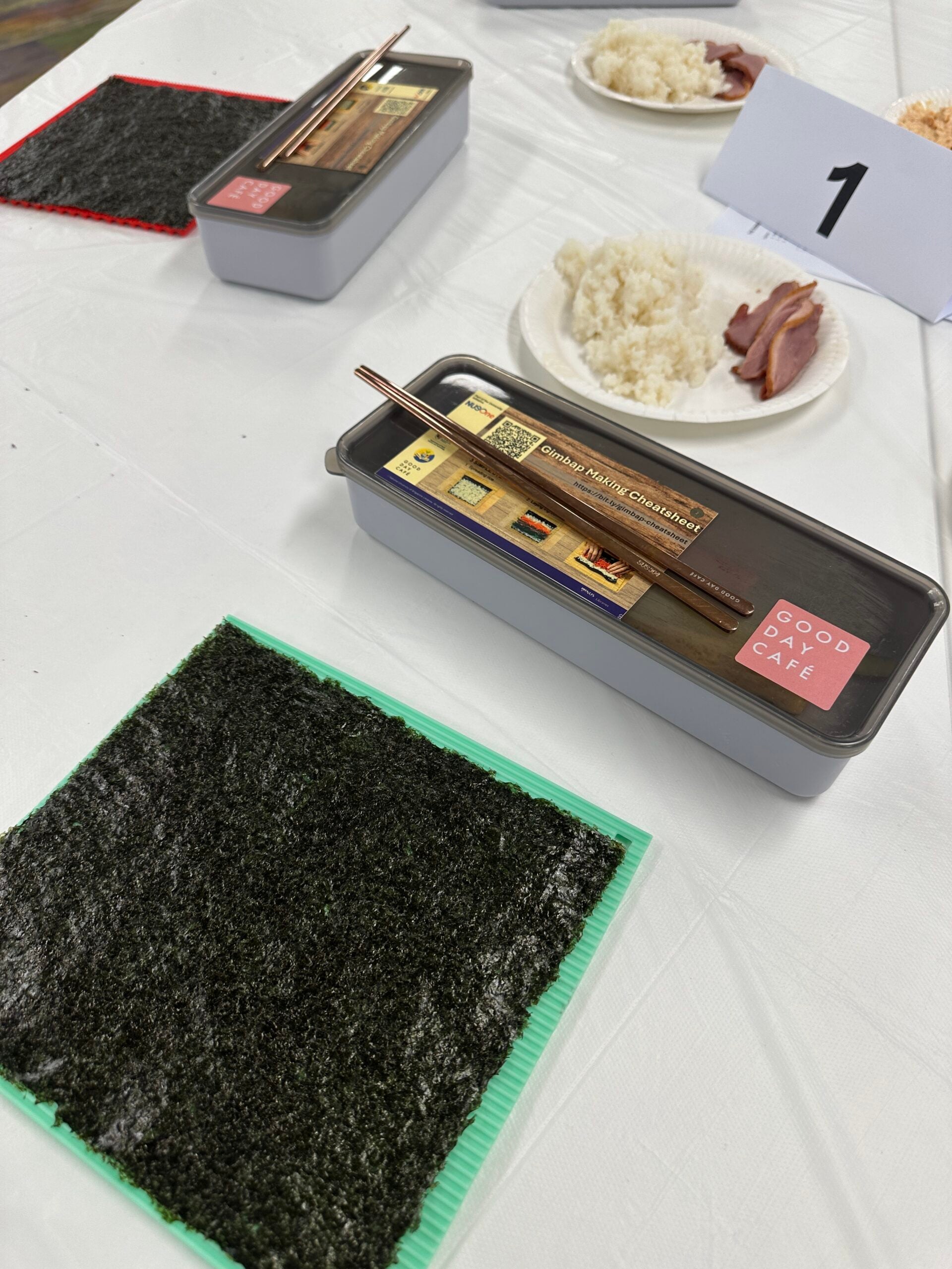 NUSOne Gimbap Making Workshop (Dabble & Discover)