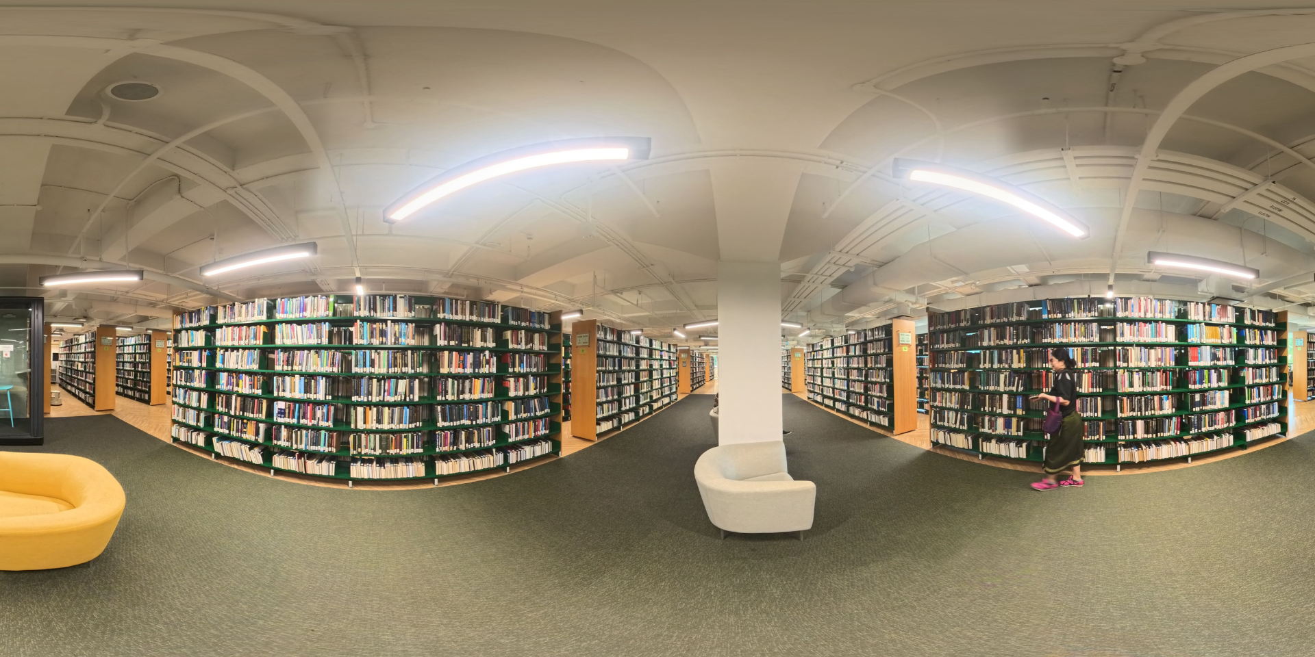 One of the many 360° images captured by participants during the workshop.