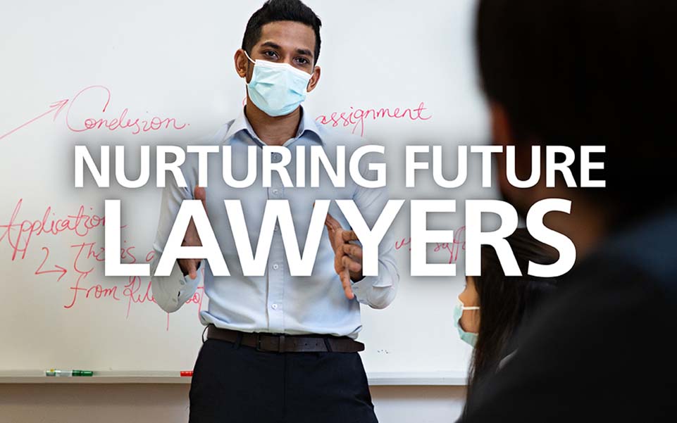 A lawyer’s passion for both learning and teaching