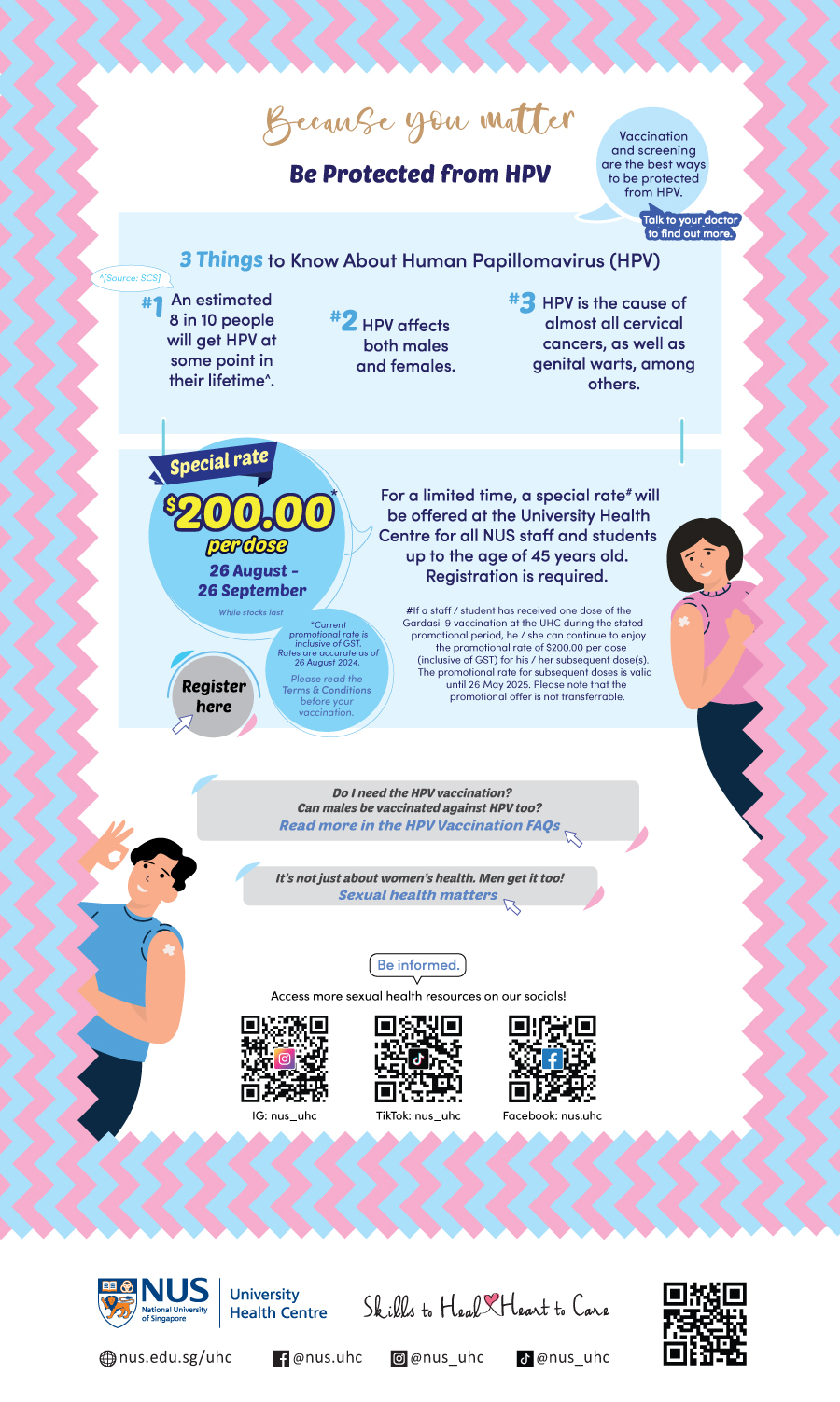 BE PROTECTED FROM HPV